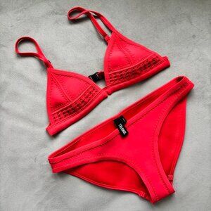 Triangl Swimwear Crochet Neoprene Bikini Set